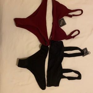 TWO FOR ONE! Zaful bikinis new with tags!!